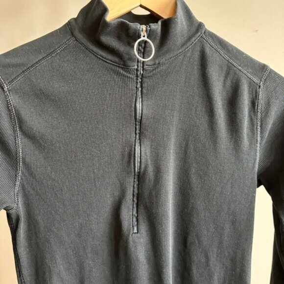 Lauren Ralph Lauren Ribbed Quarter O Ring Pullover Medium - Picture 7 of 8